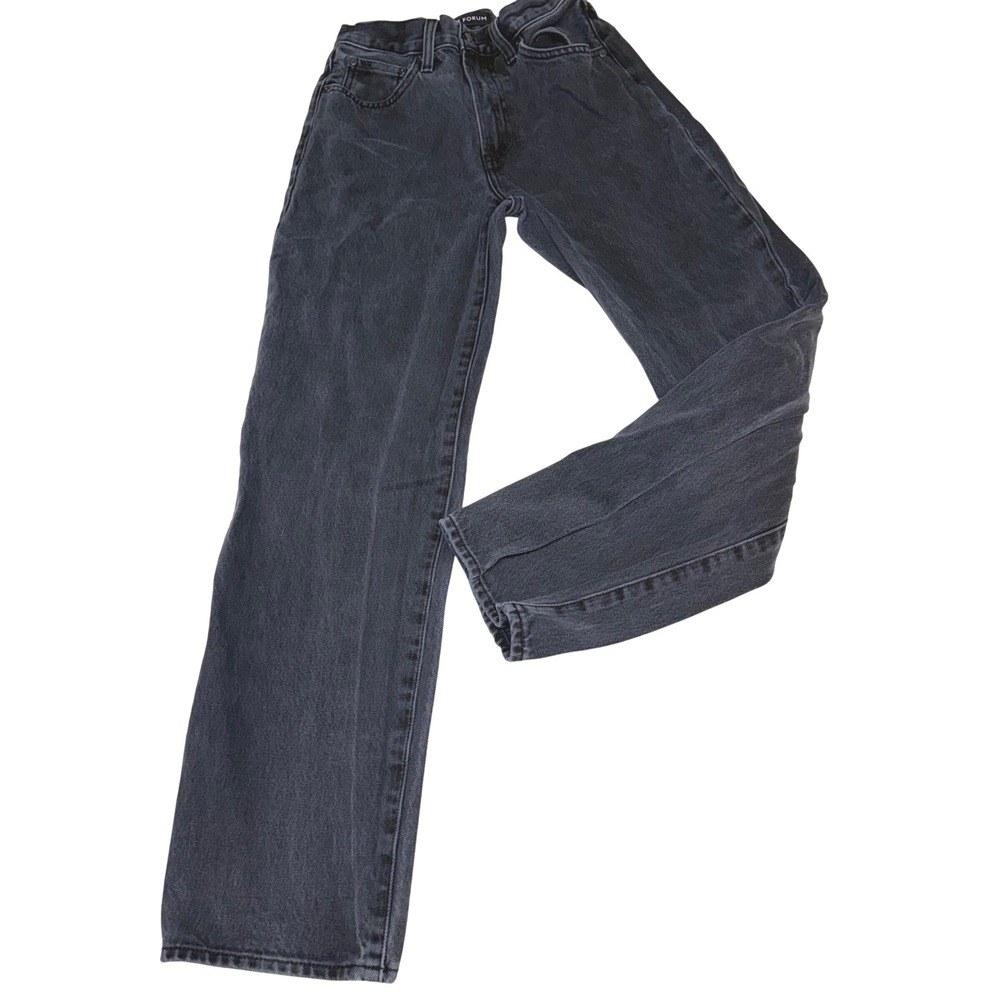 ARITZIA Denim Forum Charcoal Gray Wash Straight Leg Women's Size 24